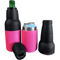 Beer 2 Go Vacuum Insulated Double Walled Stainless Steel Beer Can and Bottle Cooler with Beer Opener